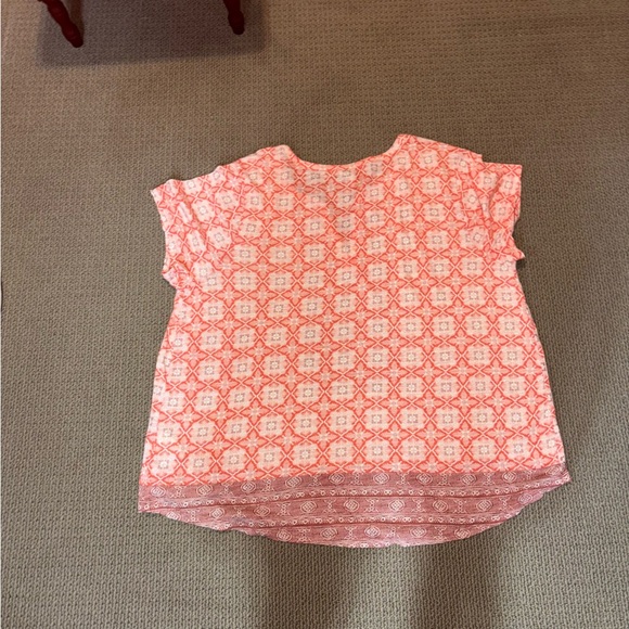 Lucky Brand Women’s 2X Blue and Orange Tops Lot of 2 - Picture 4 of 8